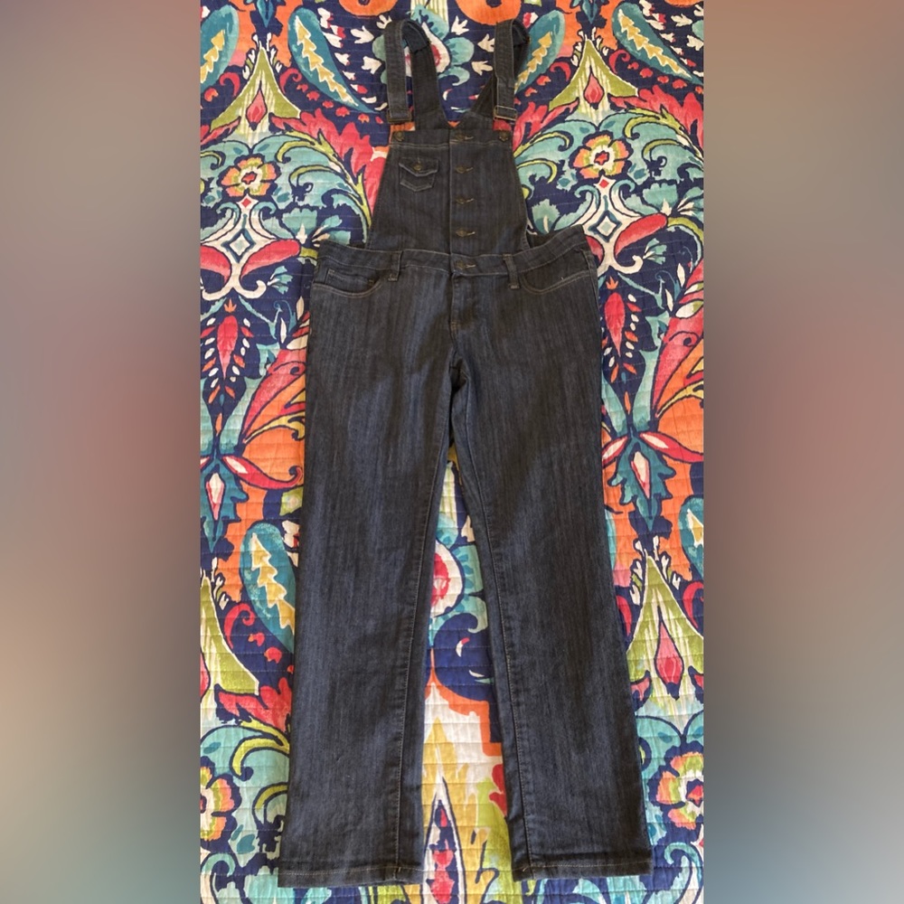 Dark Denim Overalls